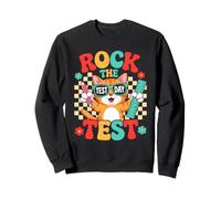 Rock The Test Day Motivational Cat Felpa