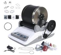 Rock Tumbler Kit, lucidatrice elettrica per pietre con timer, smerigliatrice staccabile e lucidatrice, lucidatrice fai da te per tutte le età