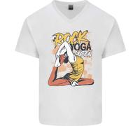 Rock Yoga Queen Maglietta In Cotone A V Per Uomo