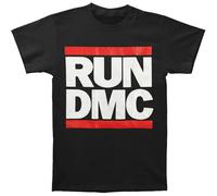 Rockabilia Men's Run DMC Logo T-Shirt Black 2X Black