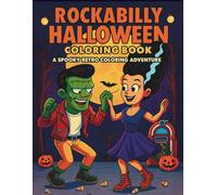 Rockabilly Halloween Coloring Book: A Spooky Retro Coloring Adventure