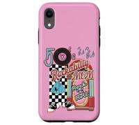 Rockabilly Mom Lets Go To The Hop 1950 Retro Jukebox Custodia per iPhone XR