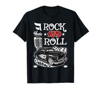 Rockabilly Uomo Donna Retro Anni 50 Vintage Rock N Roll Maglietta
