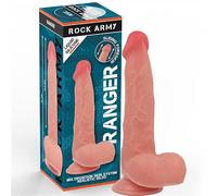 Rockarmy - RANGER DILDO REALISTA DUAL DENSITY LIQUID SILICONE 22 CM -O- 3,6 CM