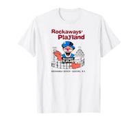 Rockaway Beach Queens NY Rockaways 'Playland Retro Clown Maglietta