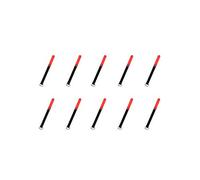 RockBoard Cable Ties with hook-and-loop, 10-Pack 10mm x 120mm, Red