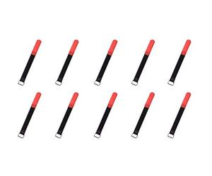 RockBoard Cable Ties with hook-and-loop, 10-Pack 20mm x 200mm, Red