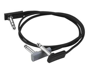 RockBoard Flat Patch - Cavo splitter a Y, 50 cm, colore: Nero