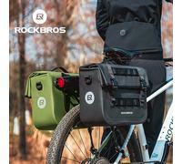 ROCKBROS 15L Borsa da sella multifunzionale Borsa da ciclismo MTB impermeabile Borsa da viaggio Borsa da viaggio Supporto 3D Borsa posteriore per bicicletta di grande capacità