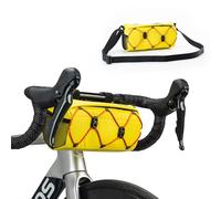 ROCKBROS Borsa Bici da Manubrio, Borsa Anteriore per MTB Bicicletta, Grande Capacità 2.2L, Portatile Design, Riflettente, Multicolori, Corda Elastica Esterna, Accessori Bike
