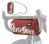 ROCKBROS Borsa da Manubrio Bici, Borsello Anteriore per Bicicletta MTB Leggera con Tracolla Installazione Facile, Grande Capacità, per Bici da Strada, Mountain Bike, Pieghevoli, 3,6L, Rosso