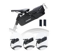 ROCKBROS Borsa da Sella Bici, Borsa Impermeabile Bicicletta, Borsa Sottosella MTB Riflettente, Granda Capacità 3-5L, Adatto per Bici, Bici da Corsa, MTB