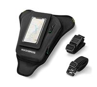 ROCKBROS Borsa da Serbatoio per Moto Impermeabile, Marsupio Borsello a Tracolla, Fissaggio Magnetico, con Porta Cellulare, Strisce Riflettenti, Accessori Moto