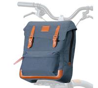 ROCKBROS Borsa Manubrio per Bici Pieghevole 11.5L Zaino per Il Pendolarismo Quotidiano, Borsello Anteriore della Bicicletta Brompton per Ciclismo, Trekking, Viaggiare, Violetta/Blu/Arancione