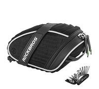 ROCKBROS Borsa Sella Bici Borsa da Sella Sottosella per Bicicletta MTB Bici da Corsa 1L Catarifrangente Ultraleggera