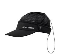 ROCKBROS Cappellino Bici Beretto Estivo, Cappellino con Visiera Anti-UV, Cappellino da Baseball Traspirante, Protezione Solare, Adatto per Bici, Escursione, Pesca, Corsa, Tennis, Uomo Donna