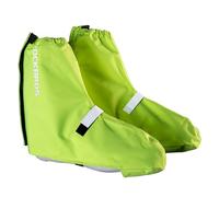 ROCKBROS Copriscarpe Ciclismo Impermeabili, Copri Scarpe per Pioggia Bici Bicicletta MTB, Calzari Antipioggia Moto Antivento Riflettente Uomo Donna, Verde, L
