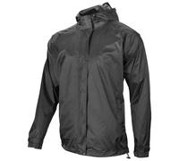 ROCKBROS Giacca Impermeabile Anti-Pioggia Sportiva Poncho Contro Pioggia per Ciclismo Corsa Escursionismo Uomo Donna Unisex Nero Grigio Riflettente Taglia Europea