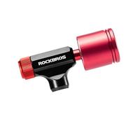 ROCKBROS Gonfiatore di CO2 Bici, Pompa per Pneumatici da Bicicletta Compatibile con Valvola Presta e Schrade, Gonfiaggio Rapido con Manometro Custodia in Spugna Biciclette da Strada MTB