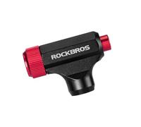ROCKBROS Gonfiatore di CO2 Bici, Pompa per Pneumatici da Bicicletta Compatibile con Valvola Presta e Schrade, Gonfiaggio Rapido con Custodia in Spugna Biciclette da Strada MTB