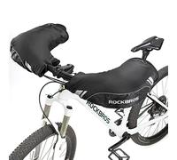 ROCKBROS Guanti Manubri Invernali Termici, Guanti per Manubrio Dritto Bici Ebike Scooter, Foderato Impermeabile Antivento Idrorepellente Riflettente