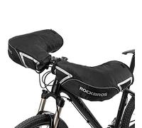 ROCKBROS Guanti Manubri Invernali Termici Manubrio Guanti Manubrio Dritto per Bici Bcicletta Scooter Foderato Impermeabile Antivento Idrorepellente Riflettente