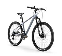 ROCKBROS MT·200 Mountain Bike Uomo Donna 27,5 Pollici, Bicicletta in Alluminio, Freni a Disco, Cambio Altus M310, 24 Velocità, Telaio 16/18/21 Pollici Argento