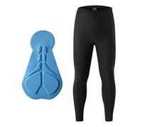 ROCKBROS Pantaloni Ciclismo Invernali, Pantaloni Lunghi Termici, Pantaloni Elastici con Imbottitura, per Sport all'Aperto Ciclismo, Corsa, Jogging, Uomo/Donna M-4XL