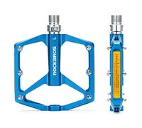 ROCKBROS Pedali Bici in Alluminio MTB Flat 9/16"