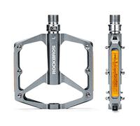 ROCKBROS Pedali Bici in Alluminio MTB Flat 9/16"