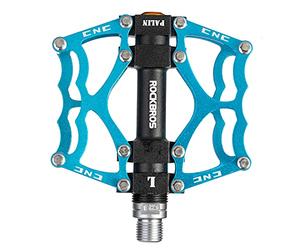ROCKBROS Pedali Bici MTB in Alluminio Cuscinetto Pedali Taglia CNC Asse 9/16 pollici per Bicicletta MTB Bici Pieghevole con Cuscinetti Sigillati Accessori Bici