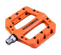 ROCKBROS Pedali Bici MTB Nylon Asse 9/16" Universali Flat