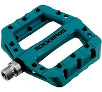 ROCKBROS Pedali Bici MTB Nylon Asse 9/16" Universali Flat