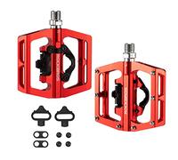 ROCKBROS Pedali Blocco MTB Corsa Strada Alluminio 9/16 Pollici