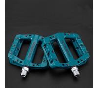 RockBros Pedali Flat con Cuscinetti per Bici MTB in Nylon Asse 9/16" Antiscivolo