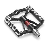 ROCKBROS Pedali per Bici Pedali MTB in Lega di Alluminio 9/16" con Cuscinet Nero