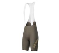 ROCKBROS Salopette da Ciclismo Uomo, Pantaloncini con Bretelle Senza Cuciture Imbottiti in 3D Gel Traspirante e Antiscivolo, Asciugatura Rapida, per Bicicletta MTB Bici da Strada, Grigio Marrone, S