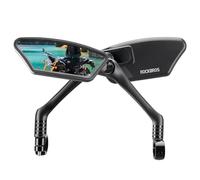ROCKBROS Specchietto Retrovisore Bici, Specchietto per Bicicletta, Specchietti 360 °Regolabile, Specchio Ciclismo per Manubrio 21-26mm, Adatto per Bicicletta, MTB, Bici da Corsa