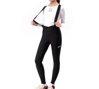 ROCKBROS TVI Pantaloni Ciclismo Donna, Salopette Ciclismo Imbottitura 3D, Leggings Donna Invernali, Pantaloni Lunghi Traspirante, Pantaloni Termici per MTB, Bici da Strada, Fitness, Escursione