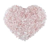 Rockcloud 0,5 kilogram chips Crushed martellata piccola pietra di guarigione Reiki cristallo gioielli making casa decorazione Rose Quarzt