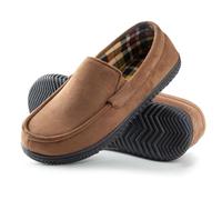 RockDove Alexander Pantofole Uomo con Fodera Flanella, 43 EU, Marrone
