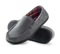 RockDove Alexander Pantofole Uomo con Fodera Flanella, 45 EU, Grigio Scuro