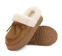 RockDove Ciabatta da donna con plateau, 38 EU, Castagna