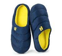 RockDove Pantofola da Campeggio Uomo con Schiuma Memory e Imbottita in Piuma, 44/45 EU, Blu e Mais