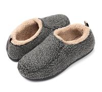 RockDove Pantofole Nomad da uomo con memory foam, 41/42 EU, Grigio Tortora