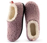RockDove Women's Nomad Slipper con Memory Foam | Suola per interni/esterni, comfort in pile Sherpa, fodera calda, antiscivolo, memory foam, lavabile in lavatrice