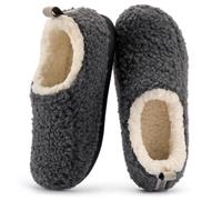 RockDove Women's Nomad Slipper con Memory Foam | Suola per interni/esterni, comfort in pile Sherpa, fodera calda, antiscivolo, memory foam, lavabile in lavatrice