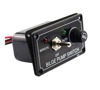 Rocker Button Panel, Bilge Pump Control, 1.89i Versatile with Manual Feature, Authentic High-Strength Material, Reliable Yacht Accessory with Sturdy Design, Boat Tool for Marine and Truck