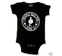 ROCKER BYE BABY Body T REX Marc Bolan Metal Bambini Rock Star Maglia (g).74/80