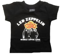 Rocker Bye Baby LED Zeppelin Whola Lotta Love Bambini Rock Star T-Shirt G.